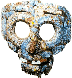 mexican_mini.gif, mosaic skull mexican image