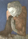 picass6ccrow.gif,Woman with a Crow (1904) by Picasso ( bird)