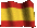 3dflagsdotcom_spnat2bs.gif; wave animated Spain , Espana flag gif