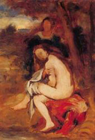 Manet Surprised Nymphe #1, 1860