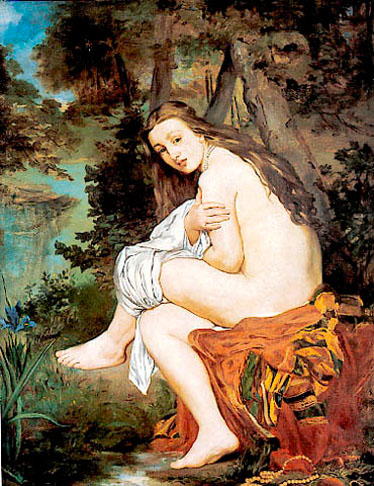 Nymphe surprise, Manet,via tuchman