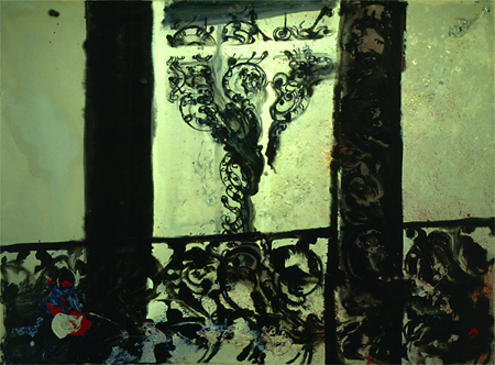 Old Town U.S.A. Balcony, a painting by Carol Sutton, 1993