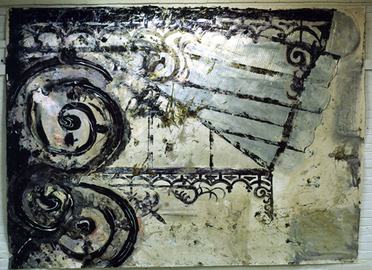 Glass Roof (Nice, France),Spirit Balcony Series painting by Carol Sutton  1989