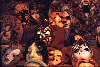 tinymasks.gif, Location: Eze, France, photograph by Carol Sutton�, button size