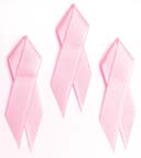 folder cloth pink ribbons pins
