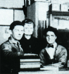 Alvertie M. Queen founded in 1905, Electric Machine Company in Norfolk, Virginia, at the corner of Granby St. and Wilson Avenue.The original photograph is owned by widow Betty Callum Sutton, wife of Emerson Milton Sutton